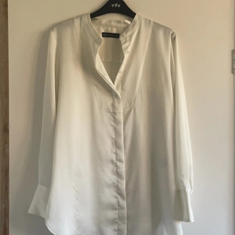M&S Satin Blouse